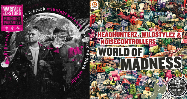 Release Radar: Warface & D-Sturb - "Midnight Paradise" & Headhunterz, Wildstylez & Noisecontrollers - "World Of Madness"