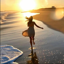 She Lights Up Every Beach